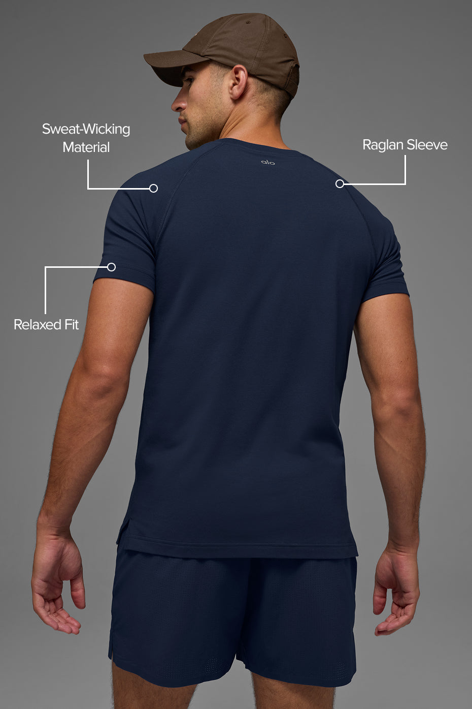 T-Shirt Col Rond ALO Vapor