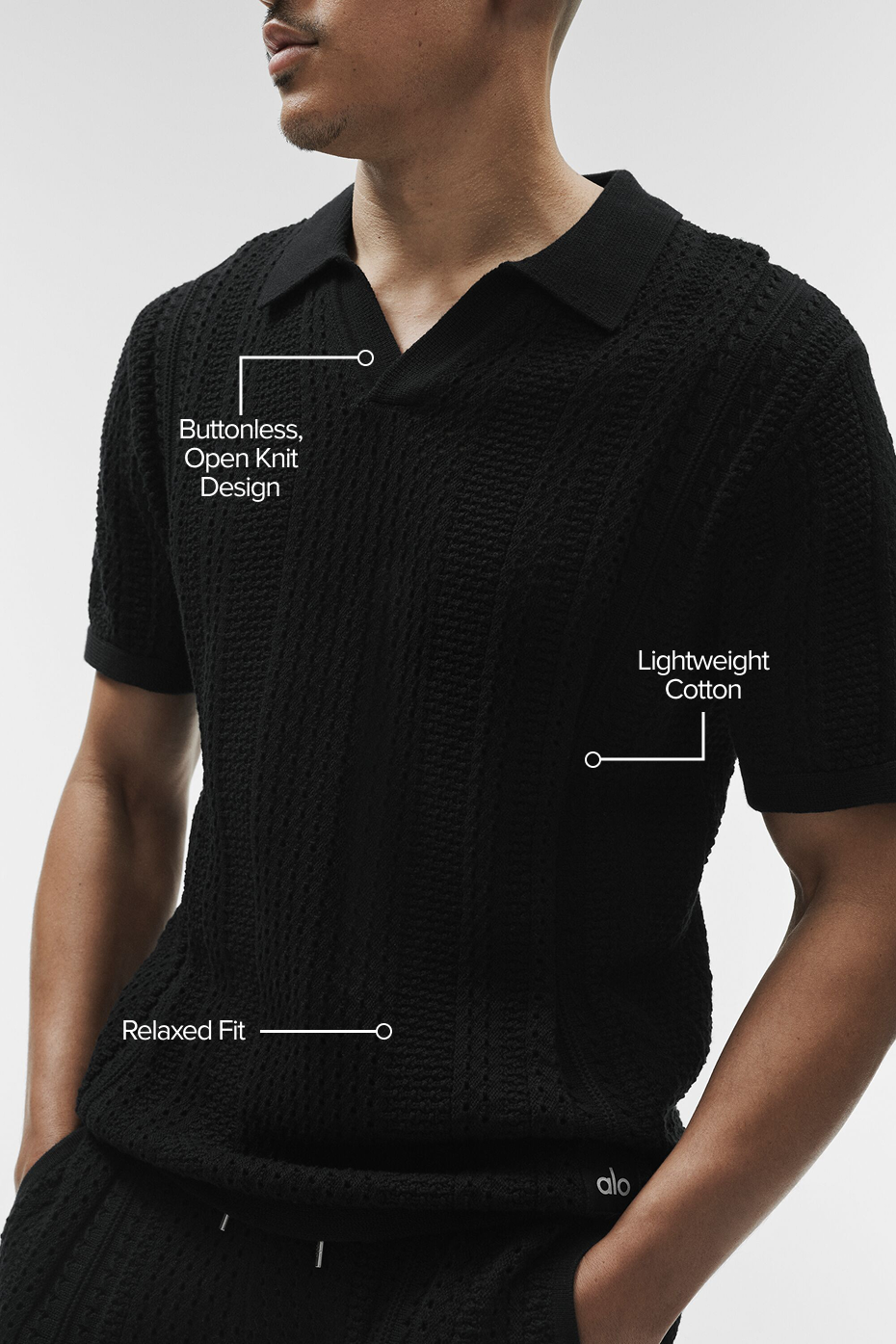 Polo Manches Courtes Coastline Knit